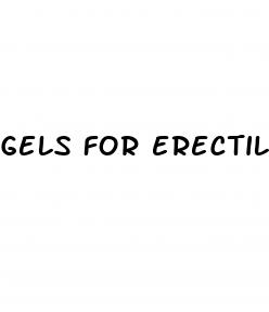 gels for erectile dysfunction