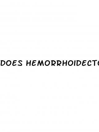 does hemorrhoidectomy cause erectile dysfunction