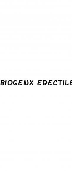 biogenx erectile dysfunction