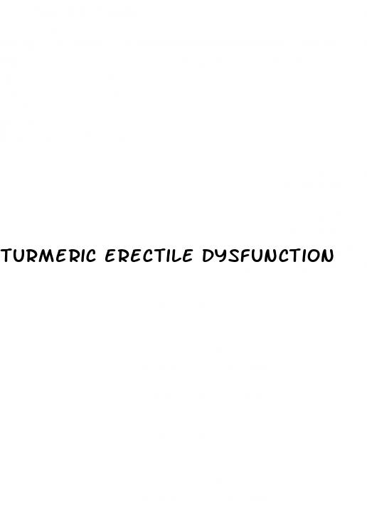 turmeric erectile dysfunction
