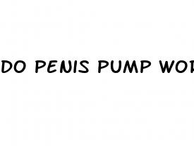 do penis pump works