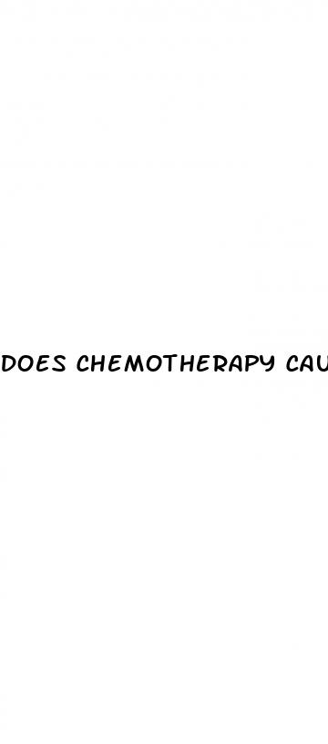does chemotherapy cause erectile dysfunction