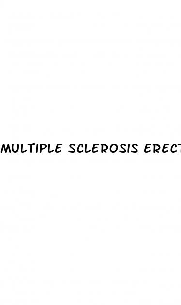 multiple sclerosis erectile dysfunction treatment
