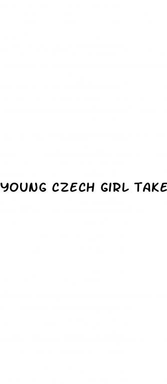 young czech girl takes a pill for better sex
