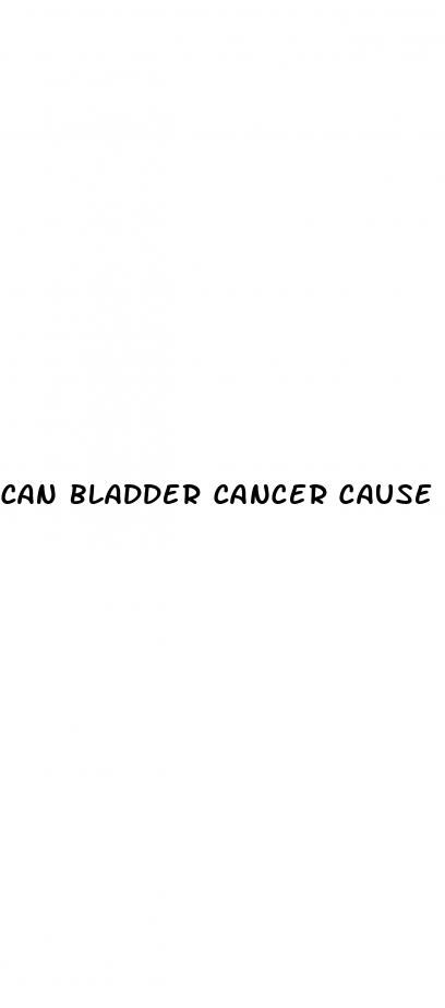 can bladder cancer cause erectile dysfunction