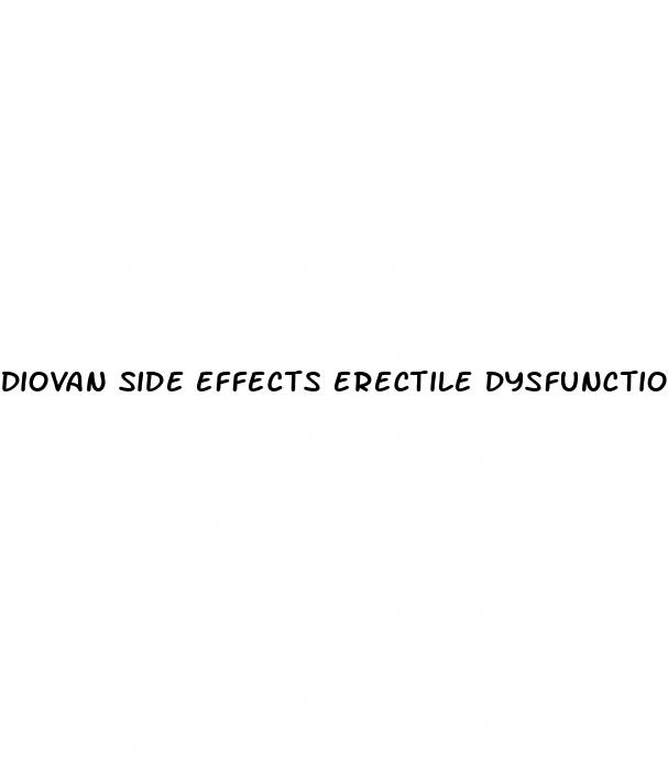 diovan side effects erectile dysfunction