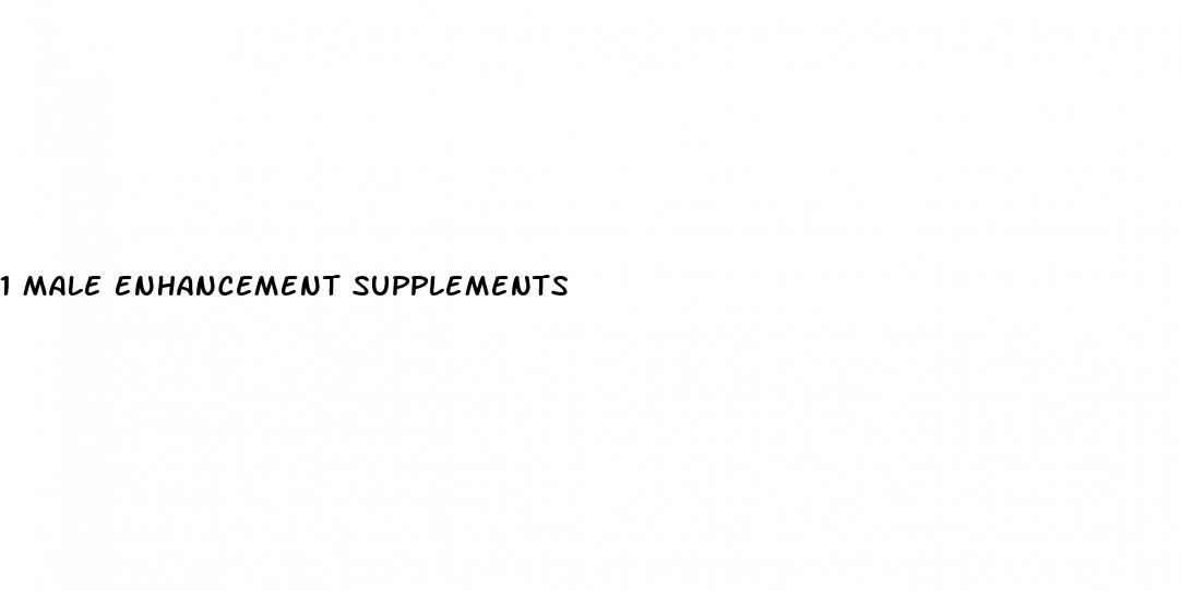 1 male enhancement supplements