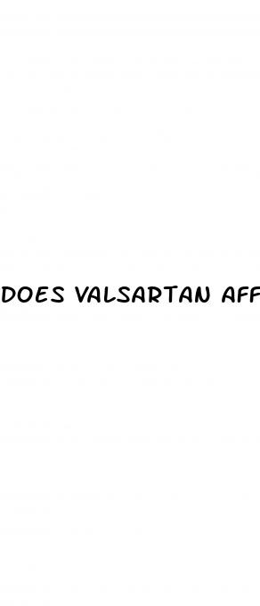 does valsartan affect erectile dysfunction