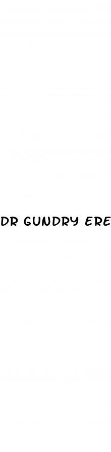 dr gundry erectile dysfunction