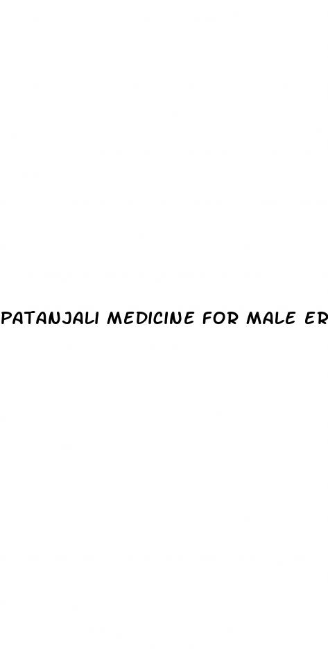 patanjali medicine for male erectile dysfunction