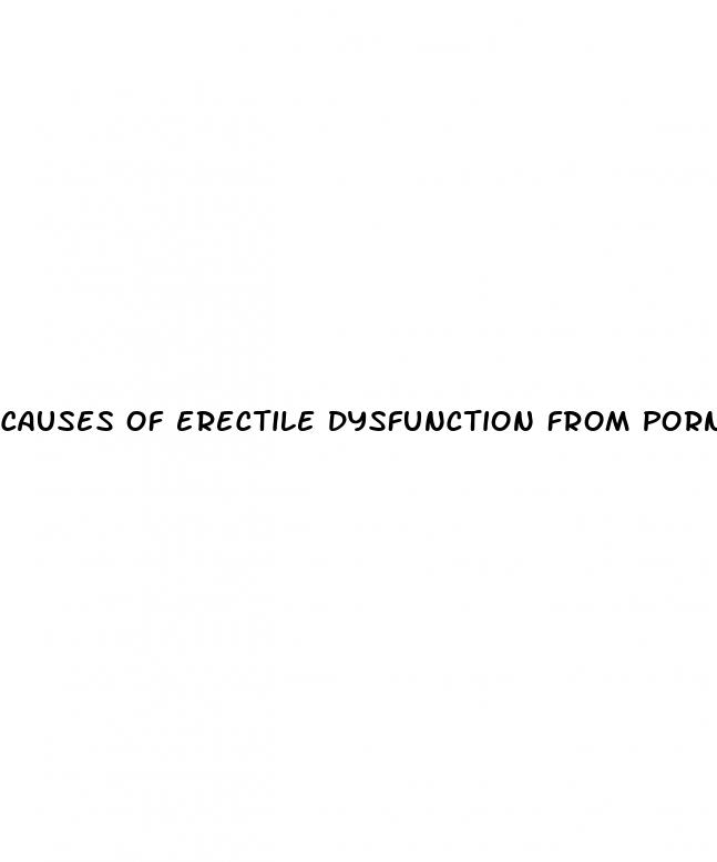 causes of erectile dysfunction from porn