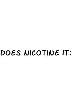 does nicotine itself cause erectile dysfunction