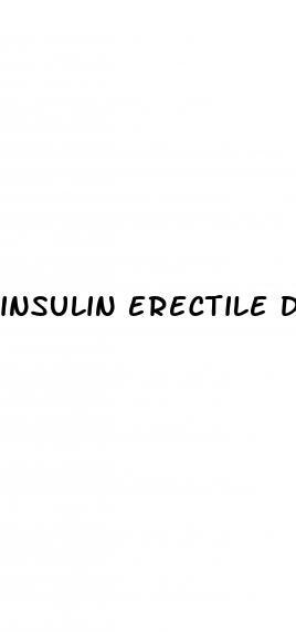insulin erectile dysfunction