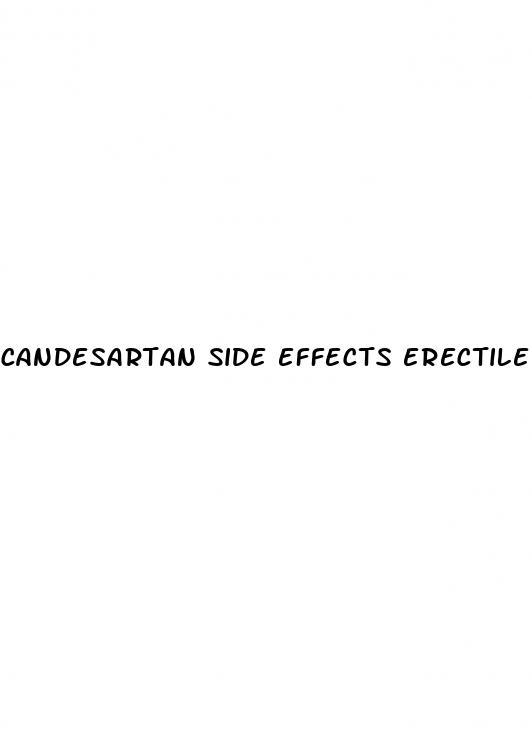 candesartan side effects erectile dysfunction