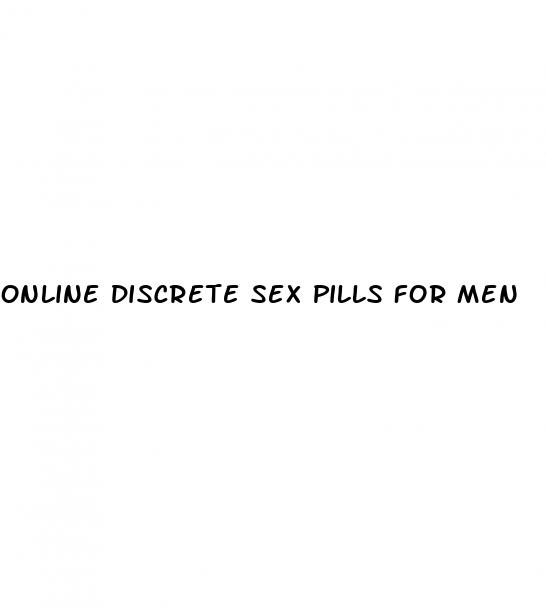 online discrete sex pills for men
