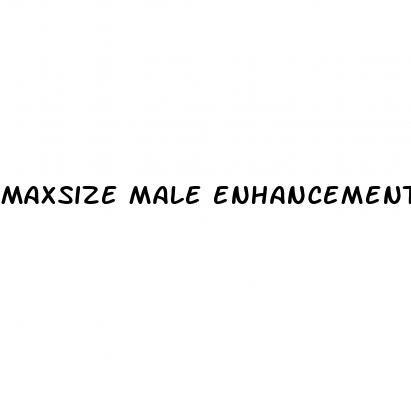 maxsize male enhancement formula tablets