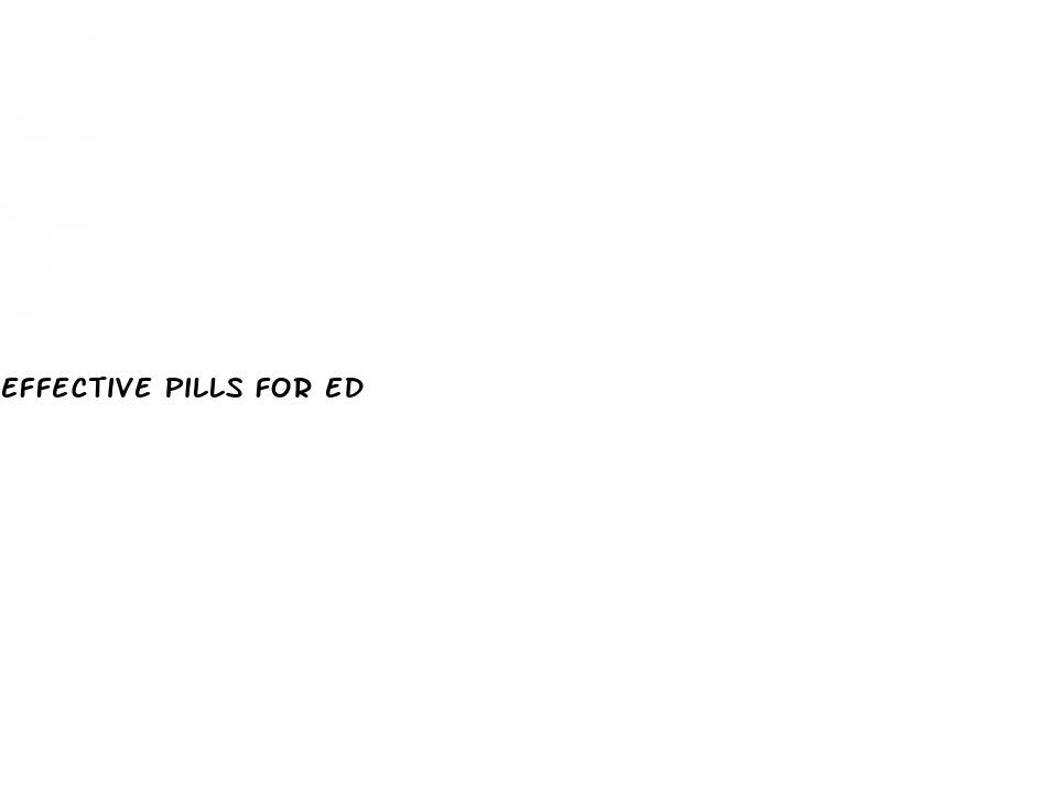 effective pills for ed