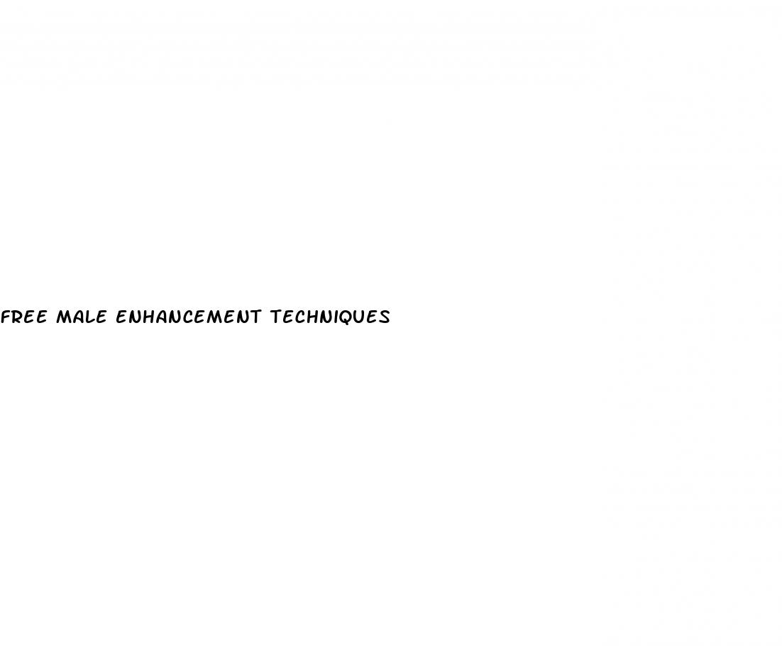 free male enhancement techniques