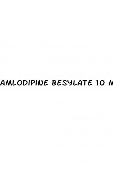 amlodipine besylate 10 mg cause erectile dysfunction