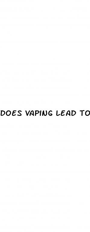 does vaping lead to erectile dysfunction
