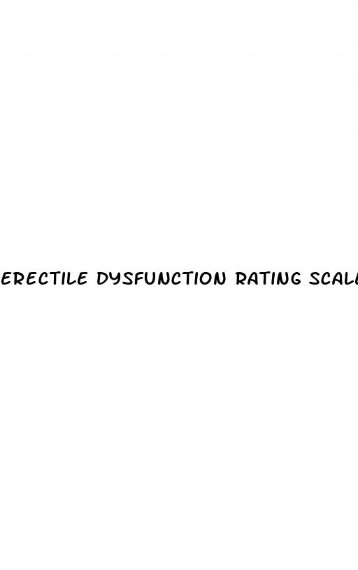 erectile dysfunction rating scale
