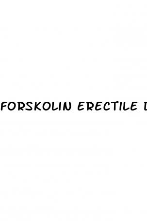 forskolin erectile dysfunction dosage