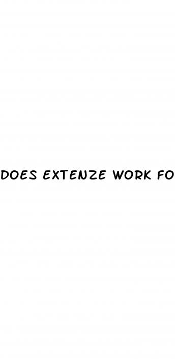 does extenze work for erectile dysfunction