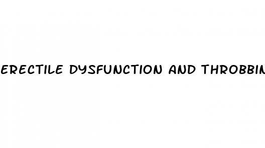 erectile dysfunction and throbbing headache