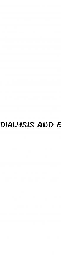 dialysis and erectile dysfunction
