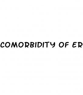 comorbidity of erectile dysfunction