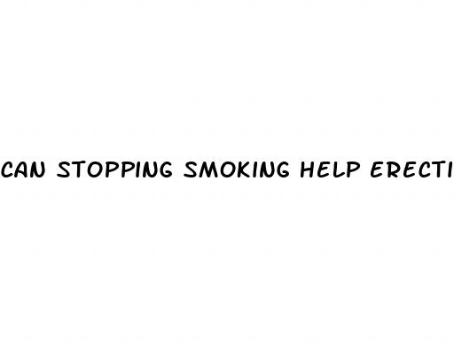 can stopping smoking help erectile dysfunction