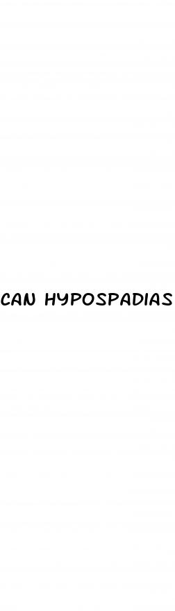 can hypospadias cause erectile dysfunction