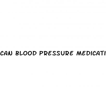 can blood pressure medication affect erectile dysfunction