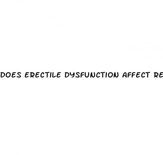 does erectile dysfunction affect relationships