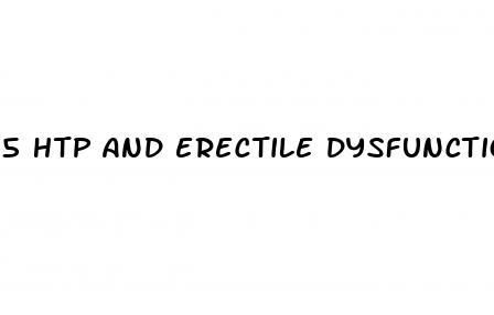 5 htp and erectile dysfunction