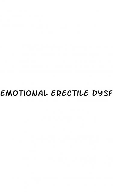 emotional erectile dysfunction forum