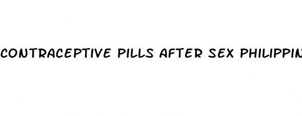 contraceptive pills after sex philippines
