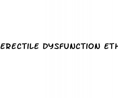 erectile dysfunction ethnicity