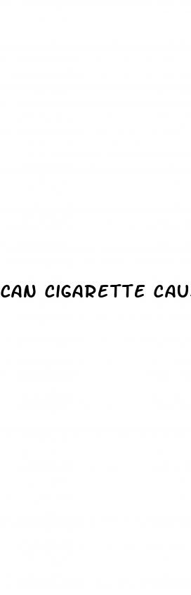 can cigarette cause erectile dysfunction