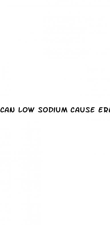 can low sodium cause erectile dysfunction