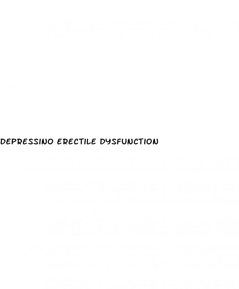 depressino erectile dysfunction
