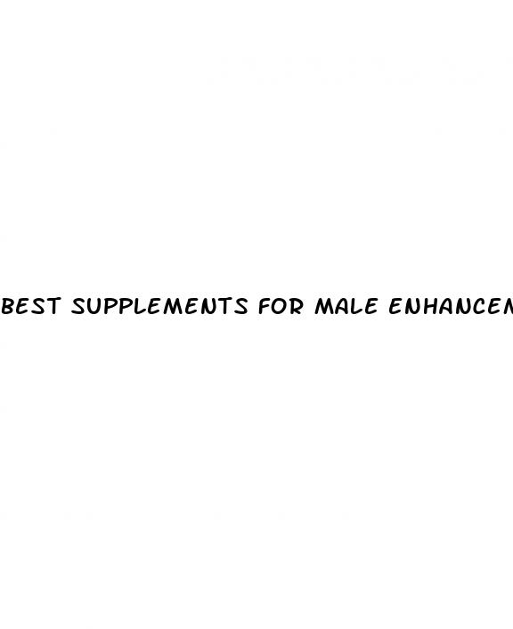 best supplements for male enhancement