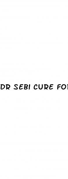 dr sebi cure for erectile dysfunction