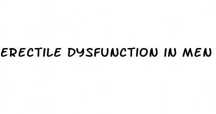 erectile dysfunction in men