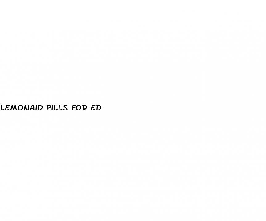lemonaid pills for ed