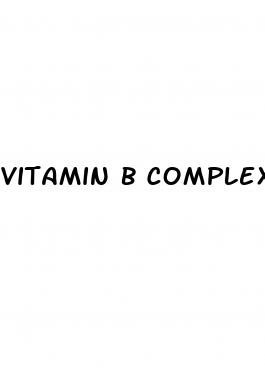 vitamin b complex and erectile dysfunction