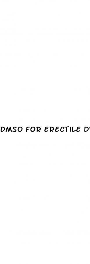 dmso for erectile dysfunction