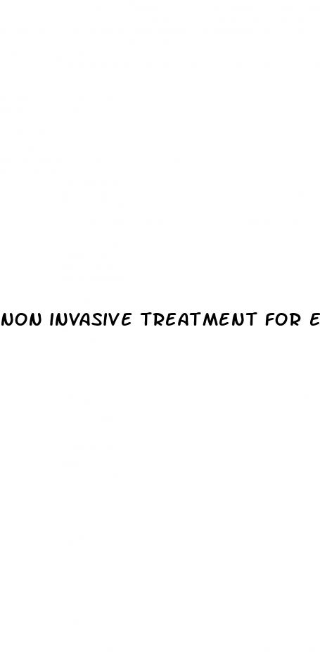 non invasive treatment for erectile dysfunction