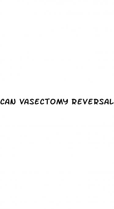 can vasectomy reversal cause erectile dysfunction