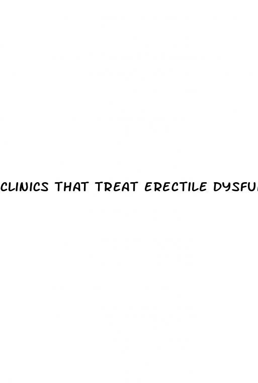 clinics that treat erectile dysfunction in younger men